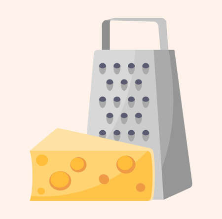 Cheese and graterのイラスト素材
