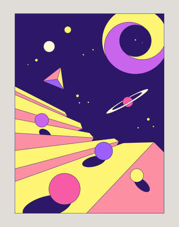 Abstract neo poster