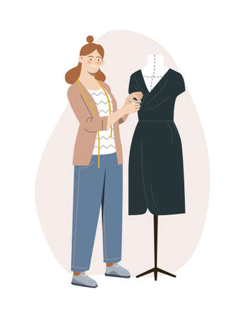 Fashion designer conceptのイラスト素材