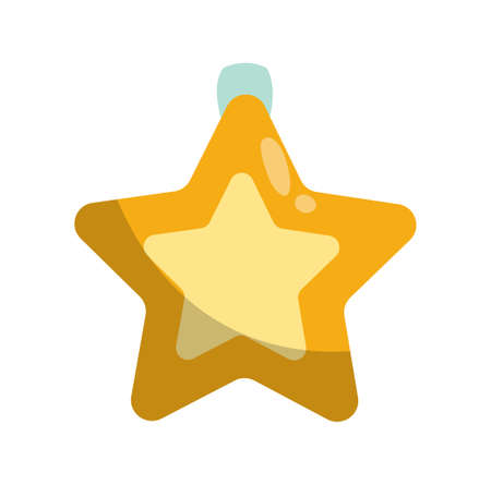 Colorful Christmas Stickerのイラスト素材