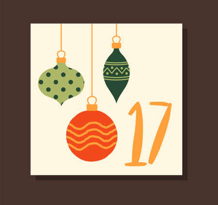 Cover for Advent calendarのイラスト素材