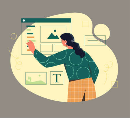 Business activities conceptのイラスト素材