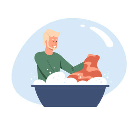 Clothing care conceptのイラスト素材