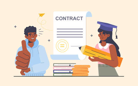 Investment in educationのイラスト素材