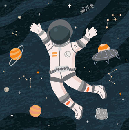 Cosmonaut in space