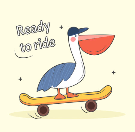 Ready to rideのイラスト素材