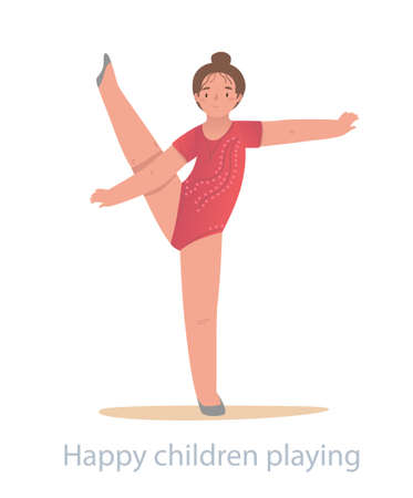 Sports for child conceptのイラスト素材