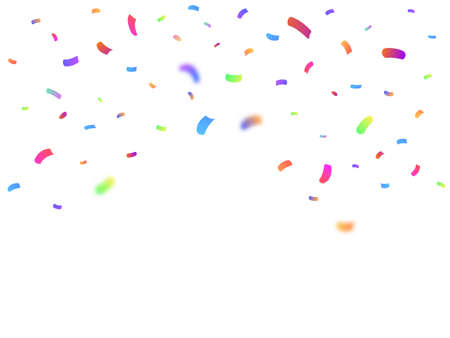 Celebration background with confettiのイラスト素材