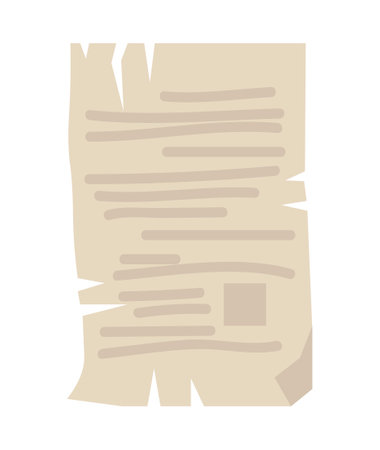 Ancient paper iconのイラスト素材