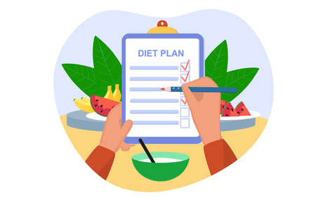 Hands holding clipboardのイラスト素材