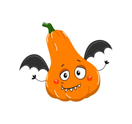 Cute pumpkin spokeのイラスト素材