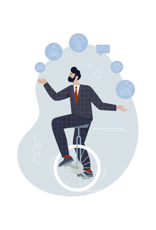Project management skillのイラスト素材