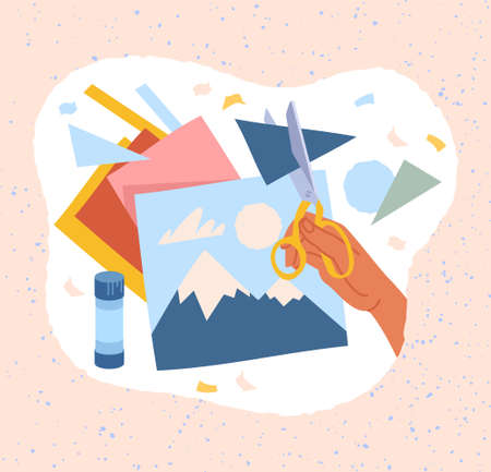 Creative workshop conceptのイラスト素材