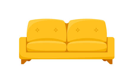 Living room furniture conceptのイラスト素材