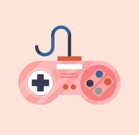 Retro game conceptのイラスト素材