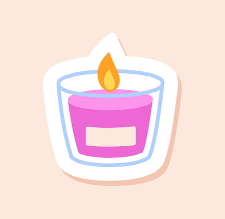 Diary sticker conceptのイラスト素材
