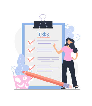 To do list conceptのイラスト素材