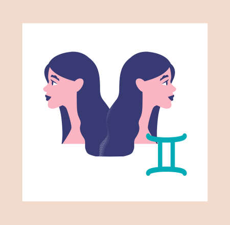 Zodiac Sign conceptのイラスト素材