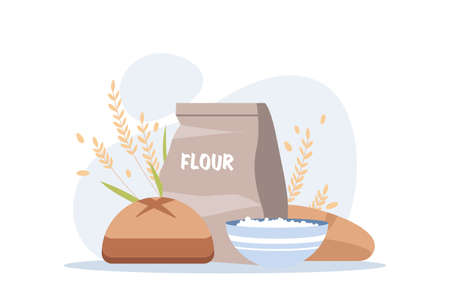 Set of carbsのイラスト素材