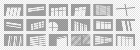 Realistic 3d shadowsのイラスト素材