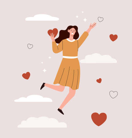 Woman in loveのイラスト素材