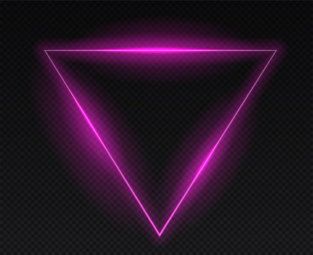 Neon frame pinkのイラスト素材