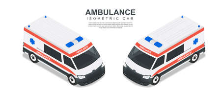 Ambulance Car conceptのイラスト素材
