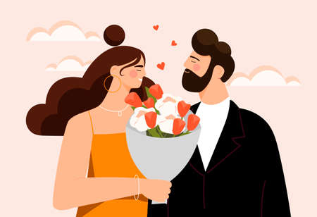 People in loveのイラスト素材