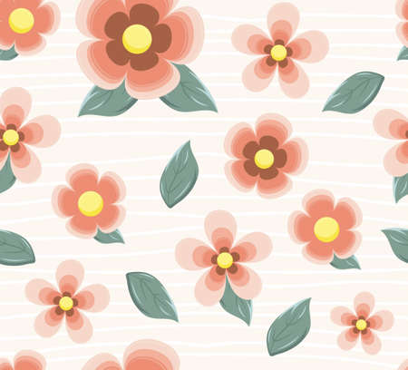 Flowers seamless pattern
