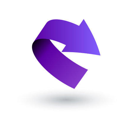 3D Arrow conceptのイラスト素材