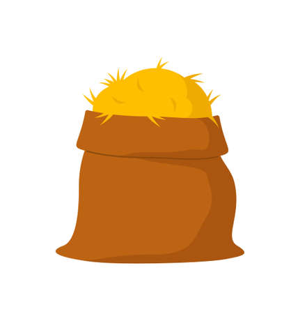 Bale of hay iconのイラスト素材