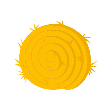 Bale of hay iconのイラスト素材