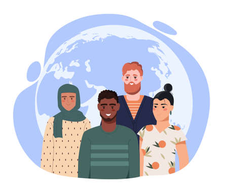 Human diversity abstract concept