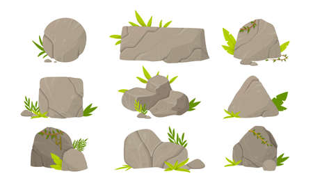 Set of stonesのイラスト素材