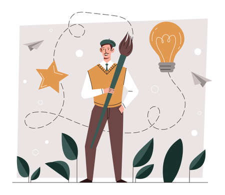 Creative character conceptのイラスト素材