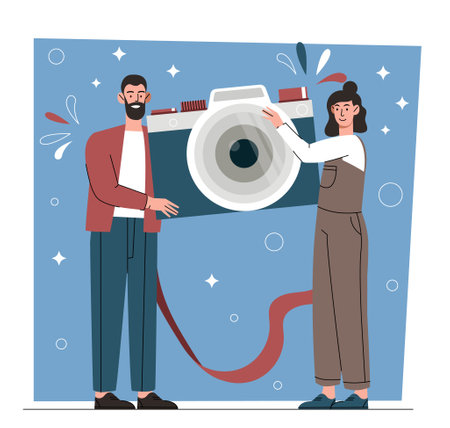 Digital device for taking photosのイラスト素材