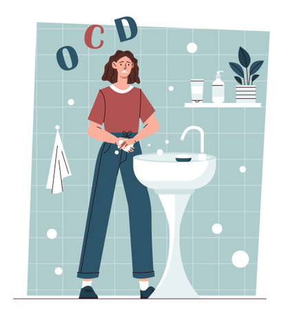 Concept of OCDのイラスト素材