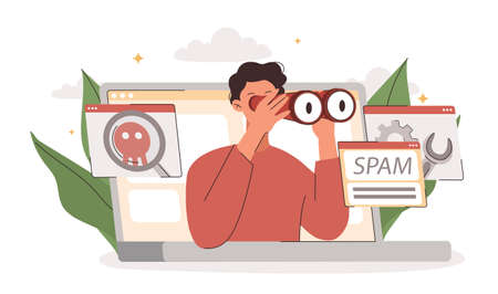 Distant system conceptのイラスト素材