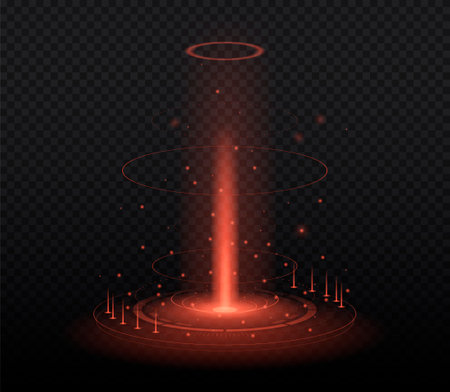 Magic red portalのイラスト素材