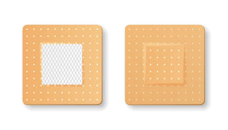 Set of plasterのイラスト素材