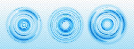 Waves water rippleのイラスト素材