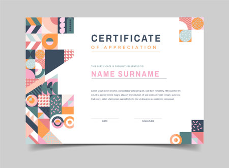 Abstract certificate or diplomaのイラスト素材