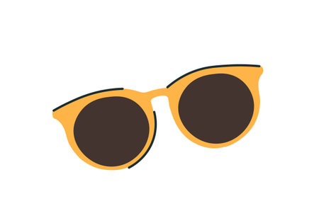 Stylish sunglasses stickerのイラスト素材