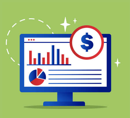 Banking and financesのイラスト素材