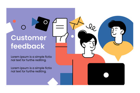 Template for business presentationのイラスト素材