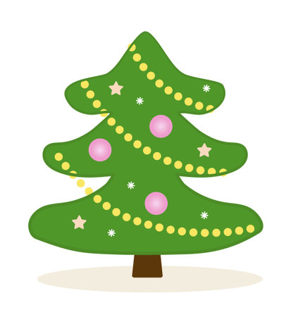 Merry Christmas and Happy New Year conceptのイラスト素材