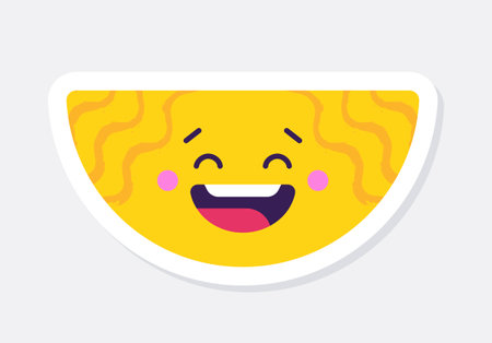 Funny Geometric Figure conceptのイラスト素材