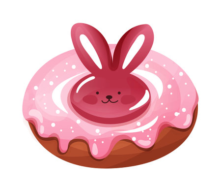 Happy Easter conceptのイラスト素材