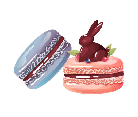 Happy Easter conceptのイラスト素材