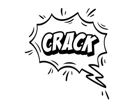 Retro explosion for comicsのイラスト素材